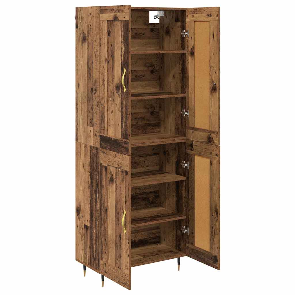 Haut Armoire Bois Ancien 69,5 x 34 x 180 cm Bois d'ingénierie - XIOS