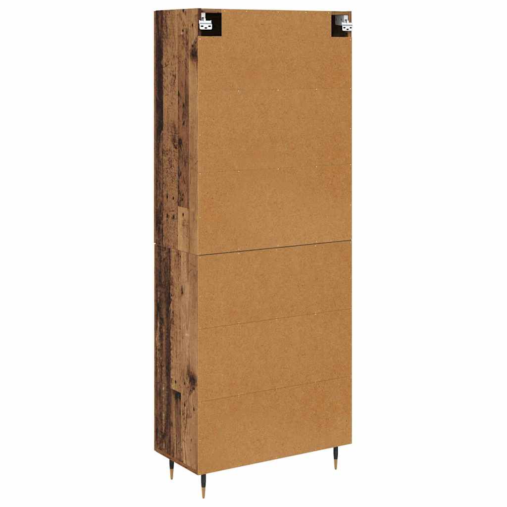 Haut Armoire Bois Ancien 69,5 x 34 x 180 cm Bois d'ingénierie - XIOS