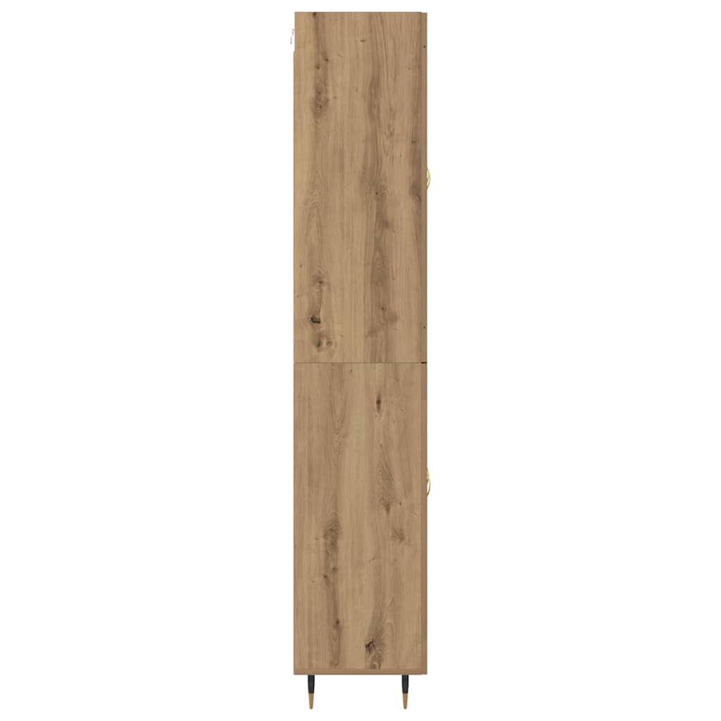 Haut Armoire Chêne artisanal 69,5 x 34 x 180 cm - XIOS