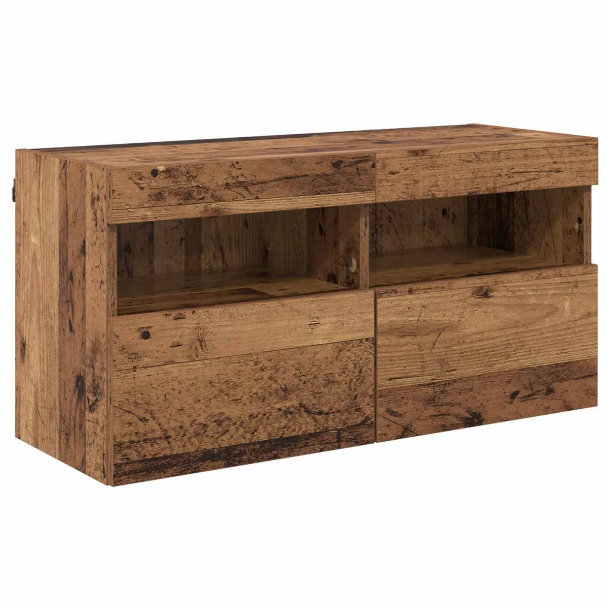 Meubles TV muraux 6 pc Chêne noir Bois d’ingénierie - XIOS