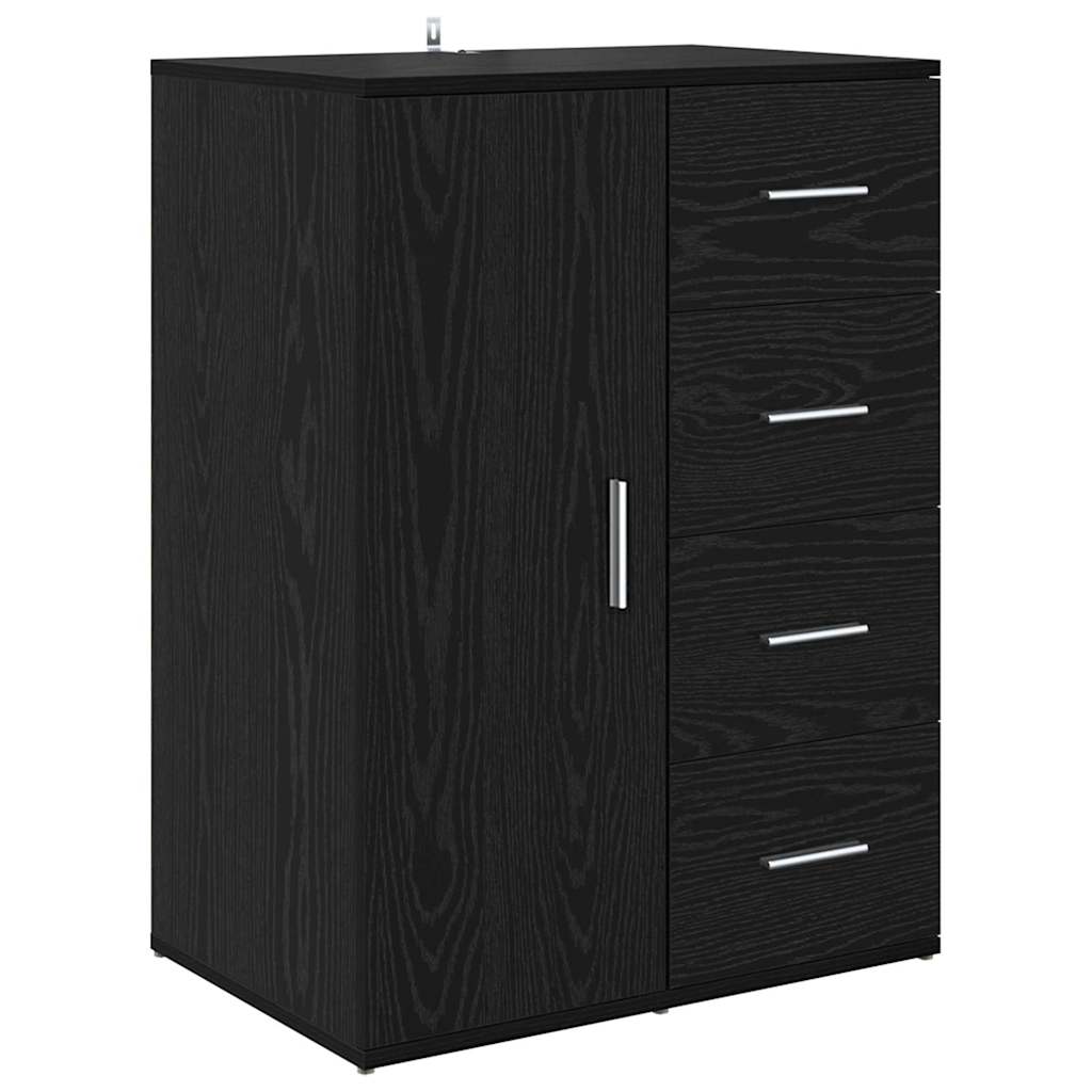 Buffets avec tiroir Corona 2 pcs Chêne noir 59 x 39 x 80 cm - XIOS