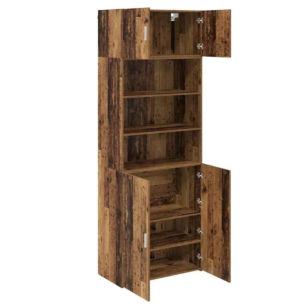 Armoire de rangement Bois Ancien 80 x 42,5 x 225 cm - XIOS