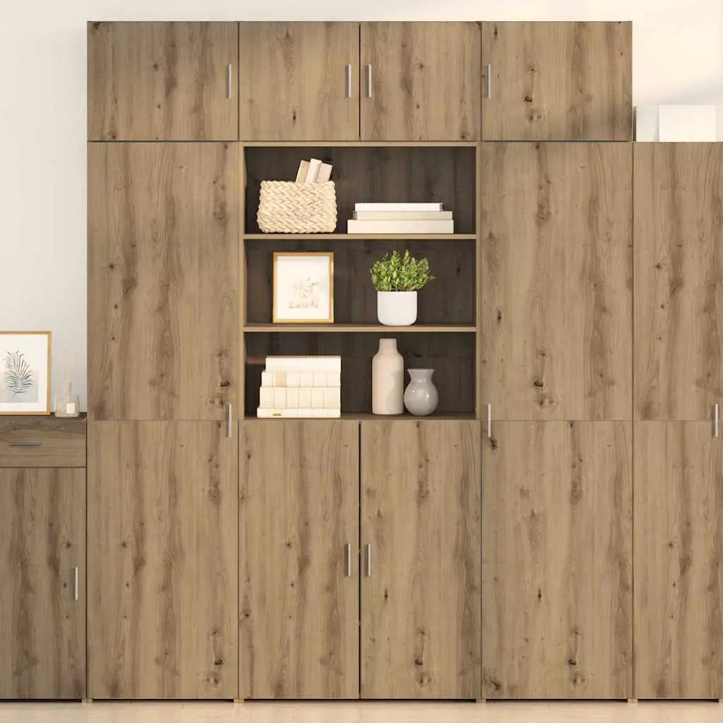 Armoire de rangement Chêne artisanal 80 x 42,5 x 225 cm - XIOS