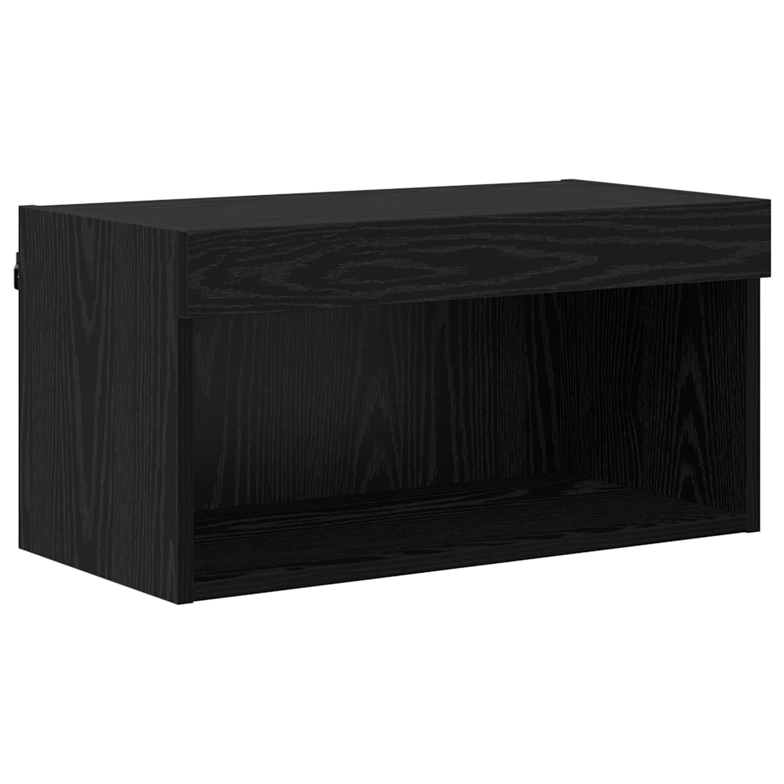 Unités murales TV avec LED 5 pcs Chêne noir 80 x 30 x 40 cm - XIOS