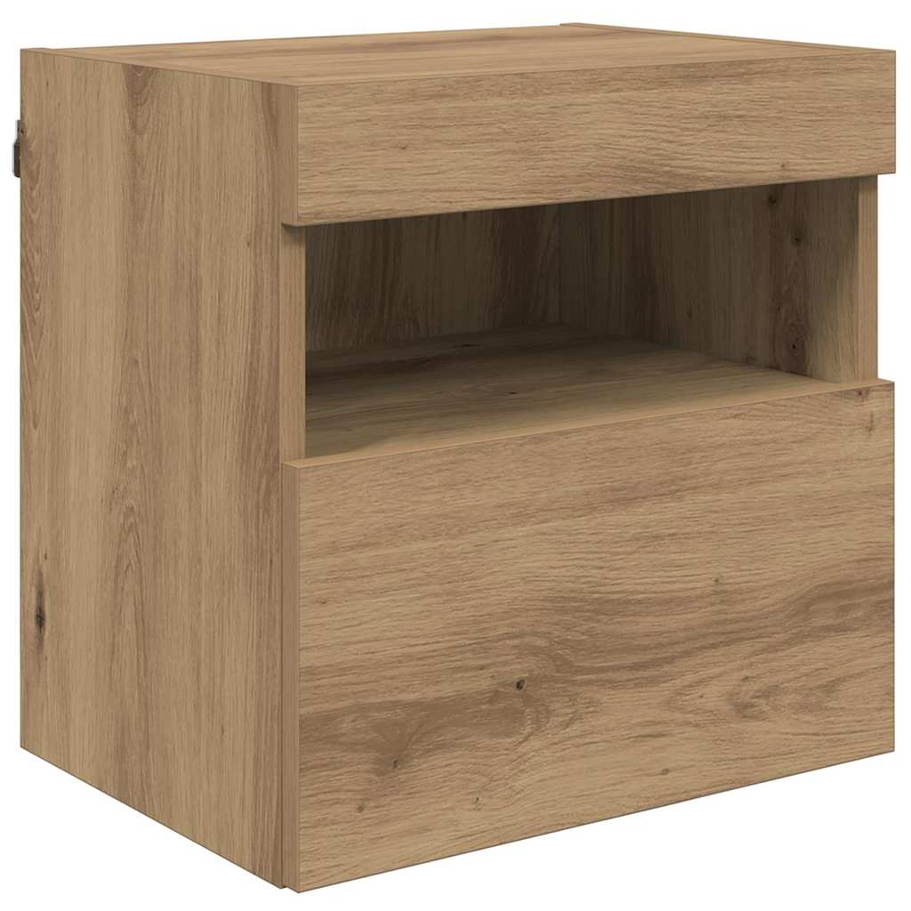 Unités murales TV avec LED 5 pcs Chêne artisanal - XIOS