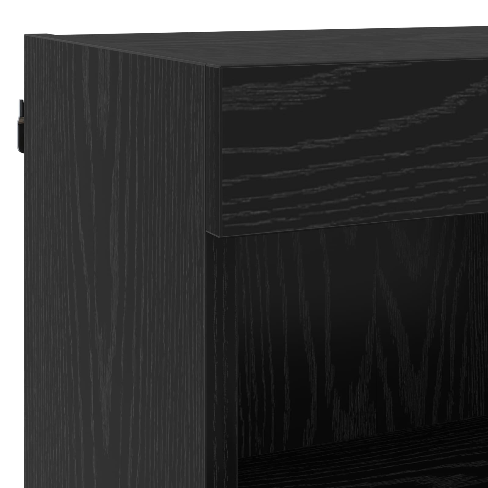 Meuble TV Montage mural 7 pcs Chêne noir Bois d'ingénierie - XIOS