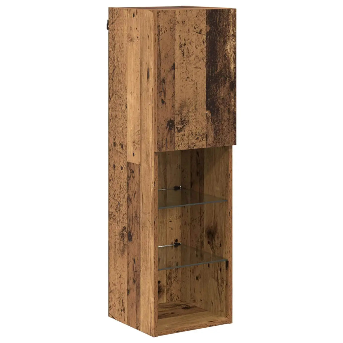 Ensemble de meuble TV mural 6 pc Bois ancien Bois d’ingénierie - XIOS