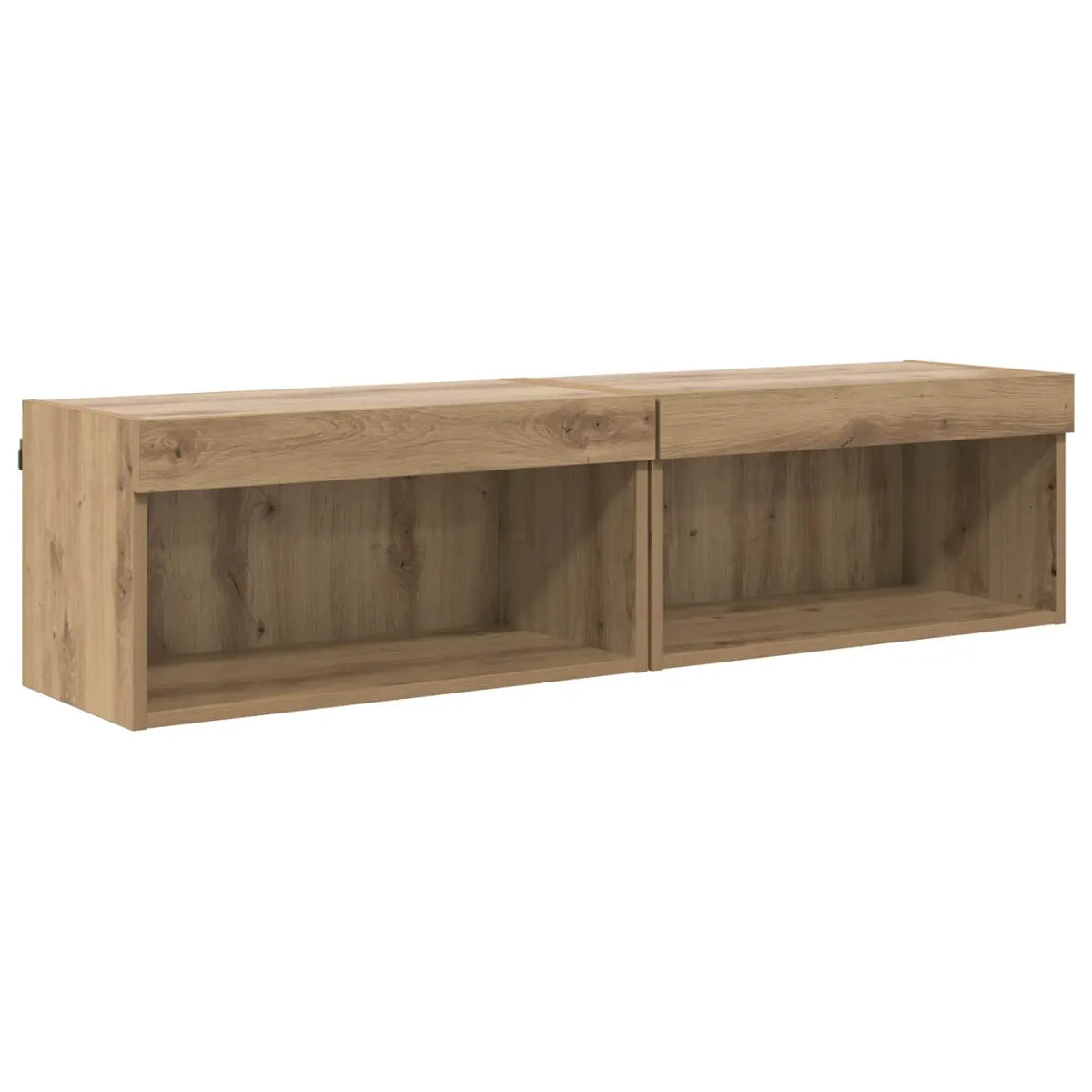 Ensemble de meuble TV mural 6 pc Chêne Artisanal - XIOS