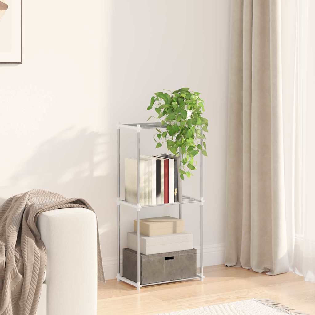 Étagère de rangement blanc 43 x 27 x 90 cm Aluminium - XIOS