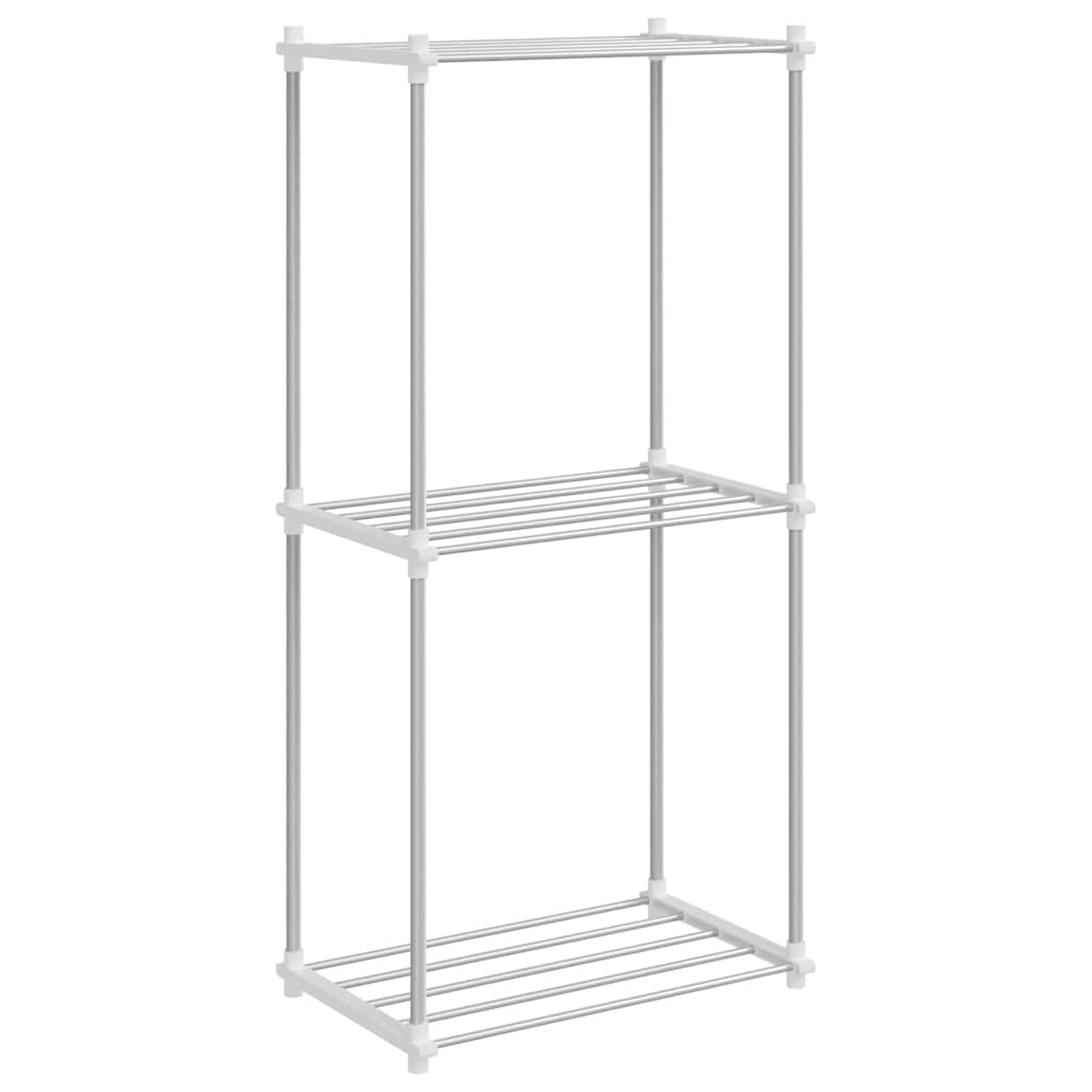 Étagère de rangement blanc 43 x 27 x 90 cm Aluminium - XIOS
