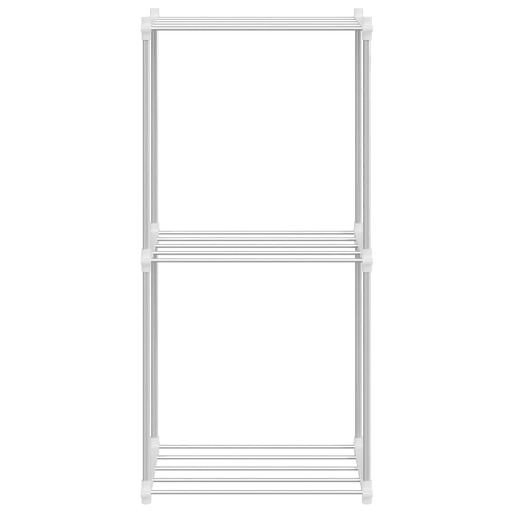 Étagère de rangement blanc 43 x 27 x 90 cm Aluminium - XIOS