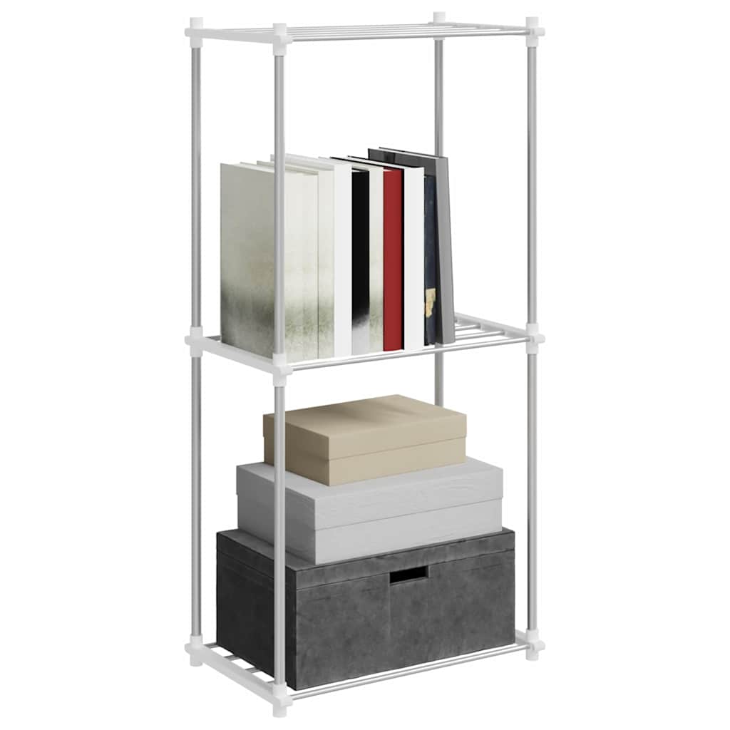 Étagère de rangement blanc 43 x 27 x 90 cm Aluminium - XIOS