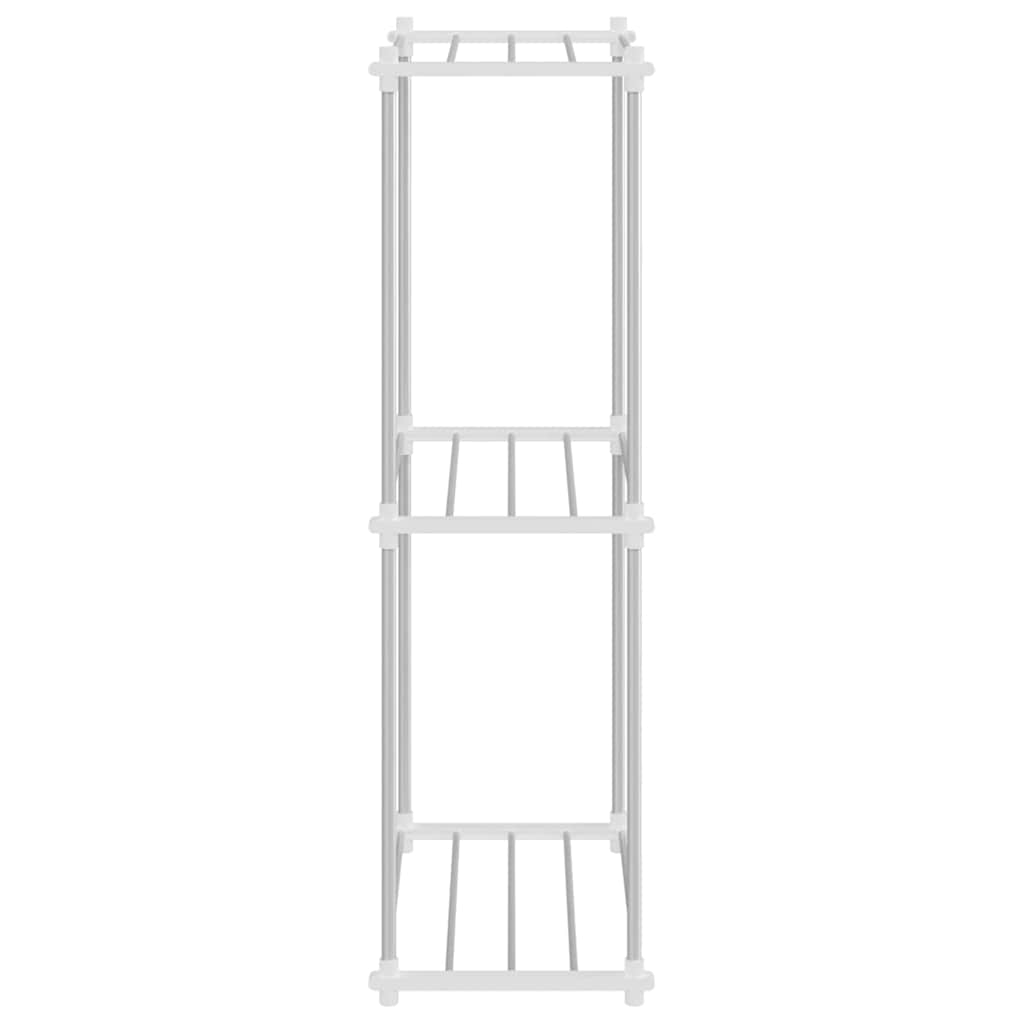Étagère de rangement blanc 43 x 27 x 90 cm Aluminium - XIOS