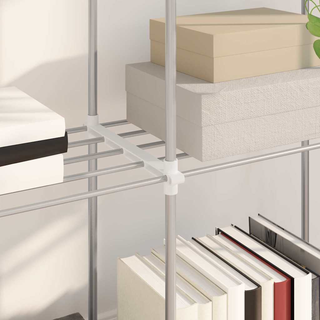 Étagère de rangement blanc 43 x 27 x 90 cm Aluminium - XIOS