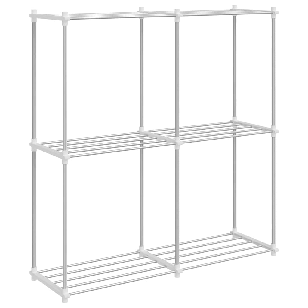 Étagère de rangement blanc 43 x 27 x 90 cm Aluminium - XIOS