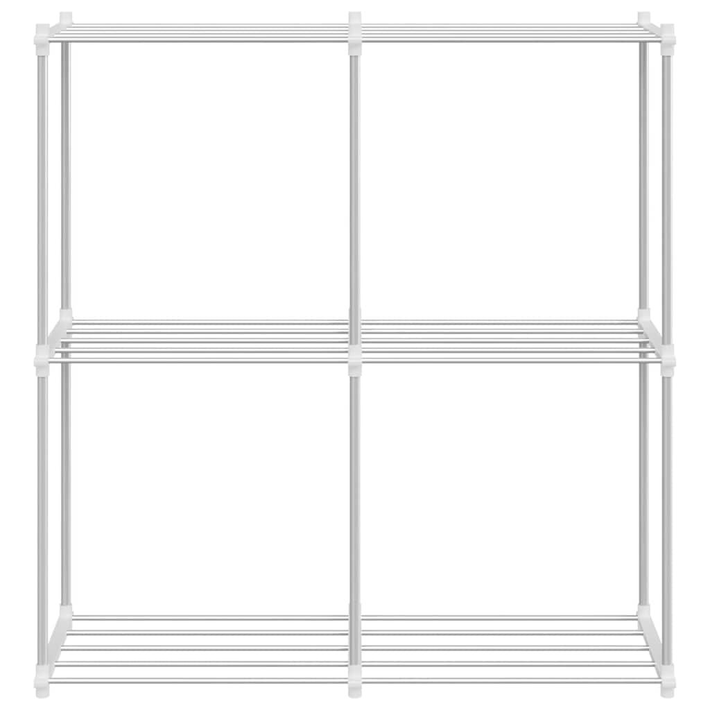 Étagère de rangement blanc 43 x 27 x 90 cm Aluminium - XIOS
