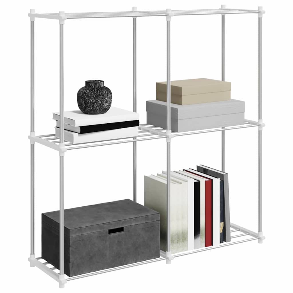 Étagère de rangement blanc 43 x 27 x 90 cm Aluminium - XIOS