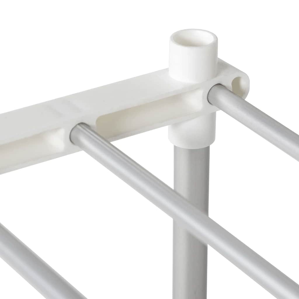 Étagère de rangement blanc 43 x 27 x 90 cm Aluminium - XIOS