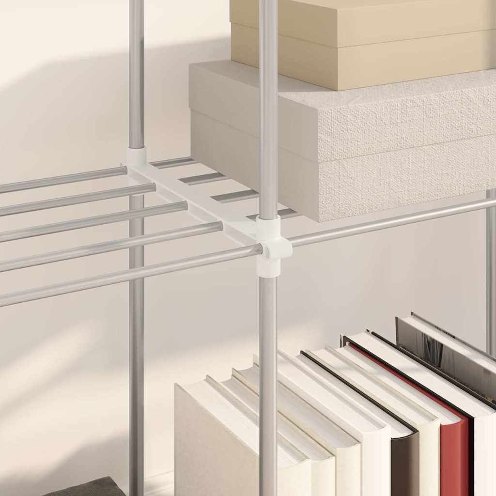 Étagère de rangement blanc 43 x 27 x 90 cm Aluminium - XIOS