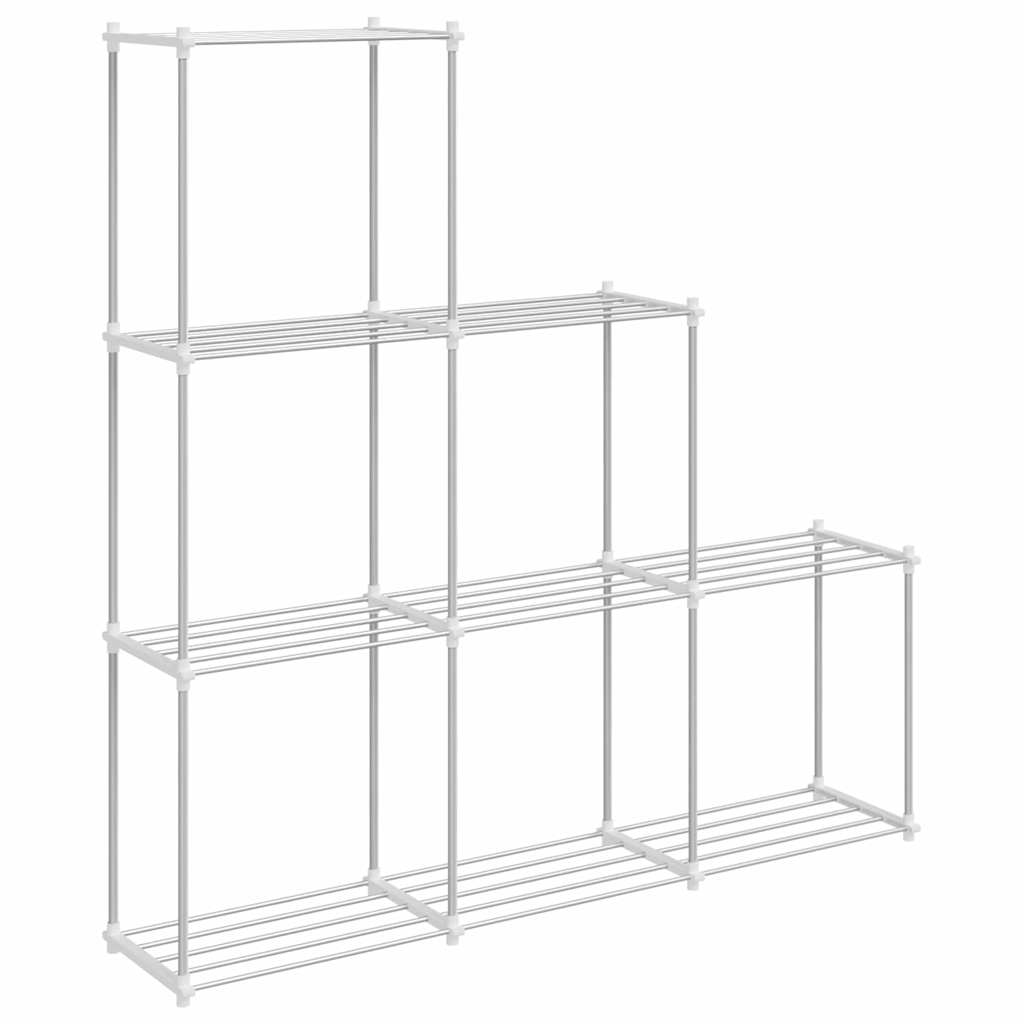Étagère de rangement blanc 43 x 27 x 90 cm Aluminium - XIOS