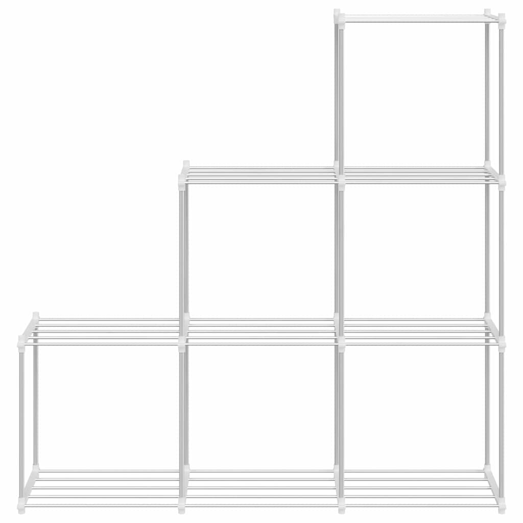 Étagère de rangement blanc 43 x 27 x 90 cm Aluminium - XIOS
