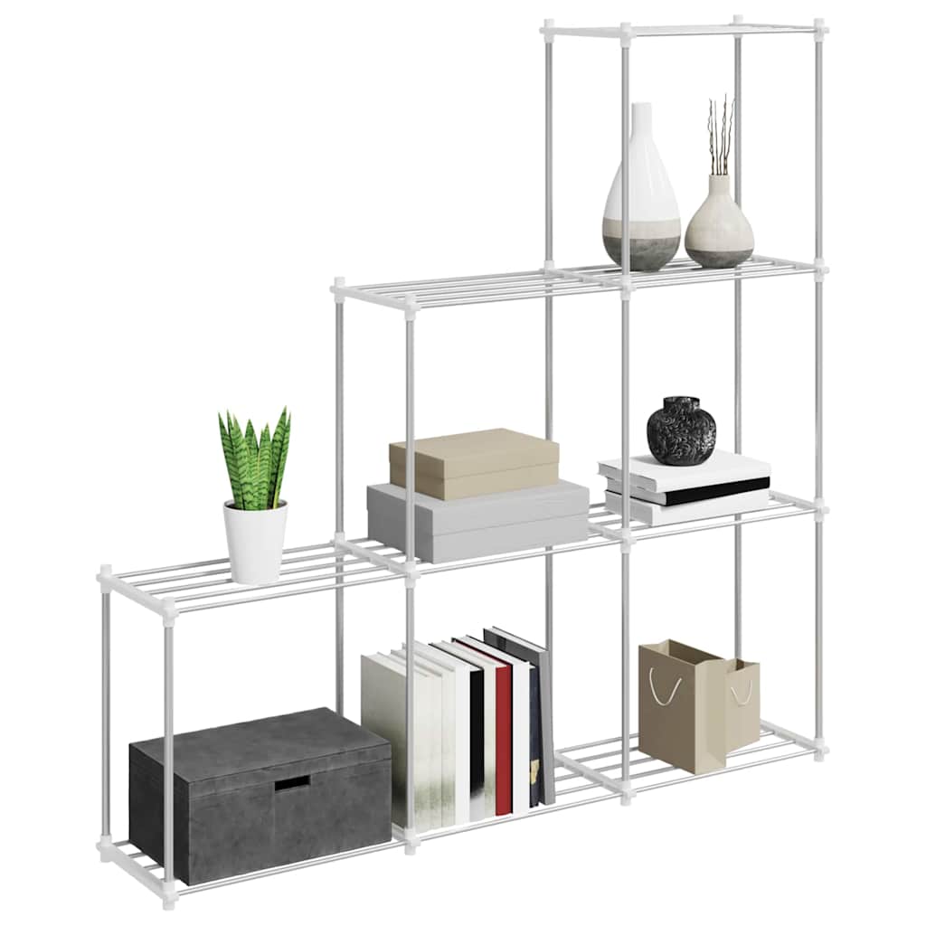 Étagère de rangement blanc 43 x 27 x 90 cm Aluminium - XIOS
