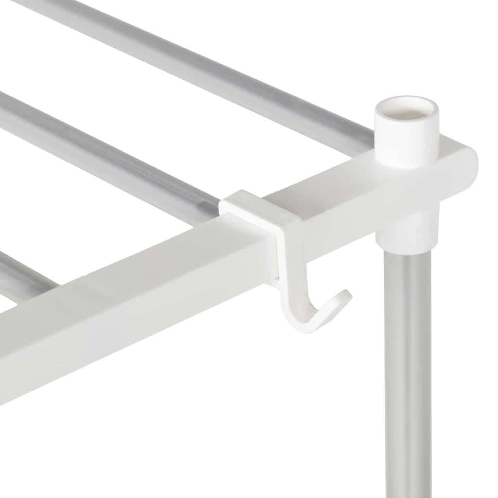 Étagère pour machine à laver Blanc 63 x 27 x 136 cm Aluminium - XIOS
