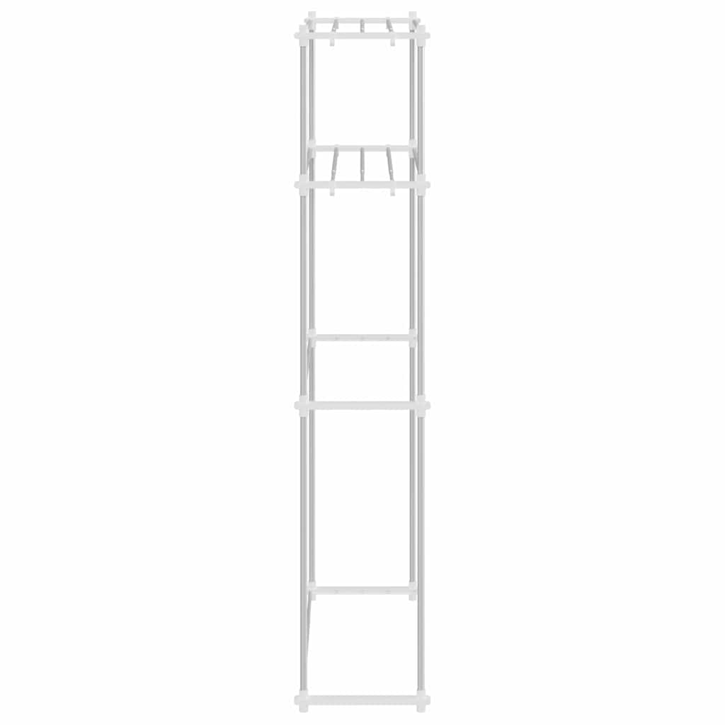 Étagère pour machine à laver Blanc 63 x 27 x 136 cm Aluminium - XIOS