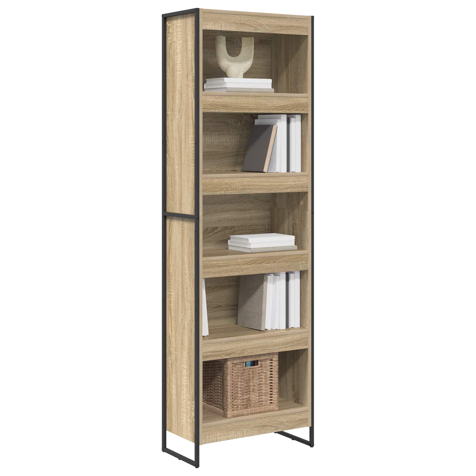 Bibliothèque 2 pcs Sonoma 80 x 30 x 155 cm Bois d'ingénierie - XIOS