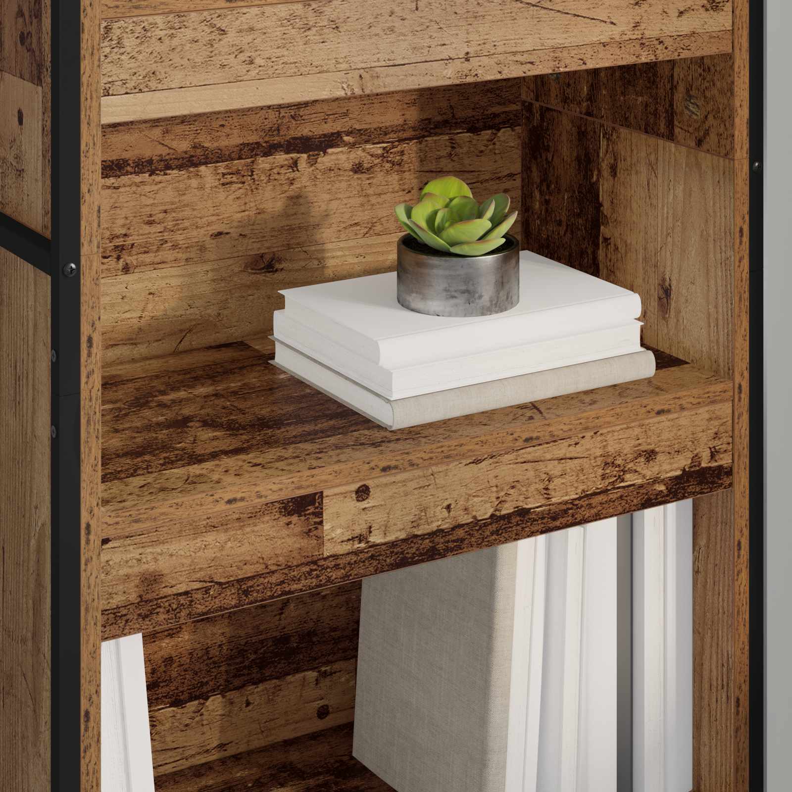 Bibliothèque 2 pcs Bois Ancien 80 x 30 x 155 cm - XIOS