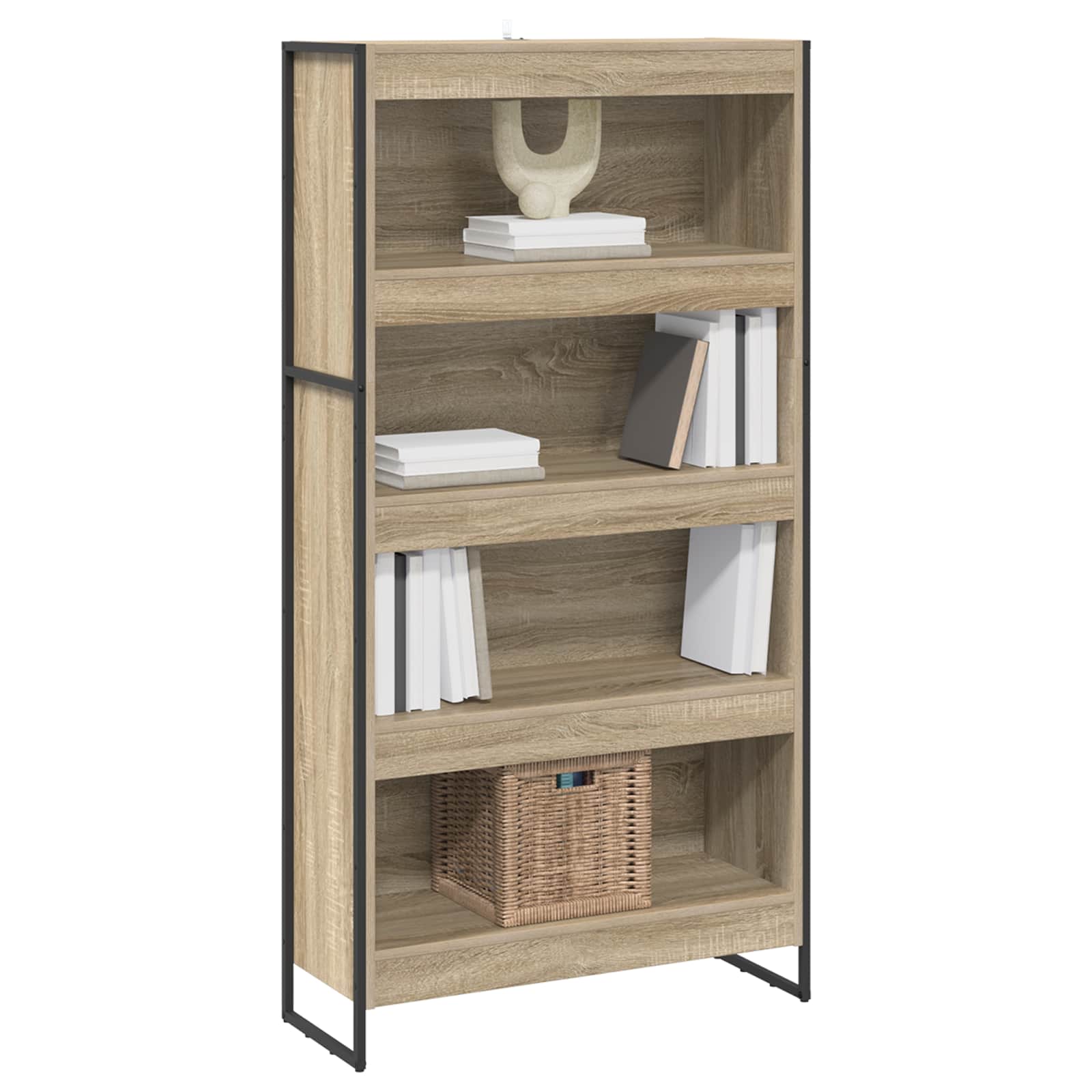 Bibliothèque 2 pcs Sonoma 80 x 30 x 155 cm Bois d'ingénierie - XIOS