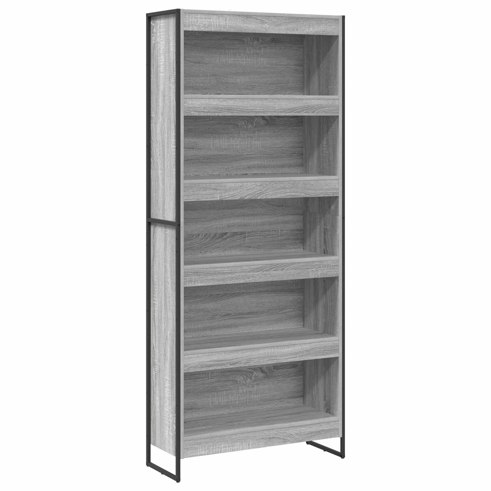 Bibliothèque 2 pcs Gris Sonoma 80 x 30 x 155 cm - XIOS