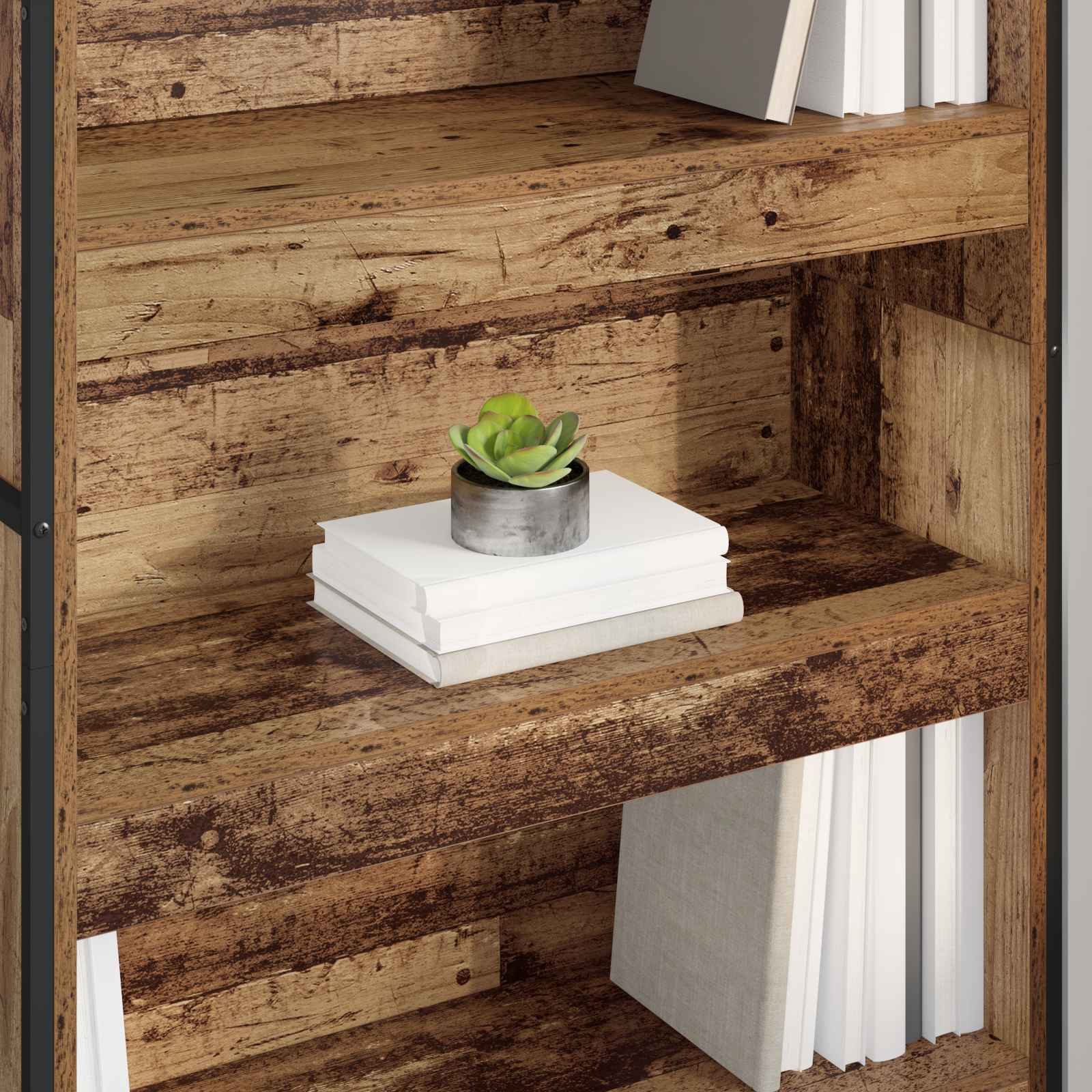 Bibliothèque 2 pcs Bois Ancien 80 x 30 x 155 cm - XIOS