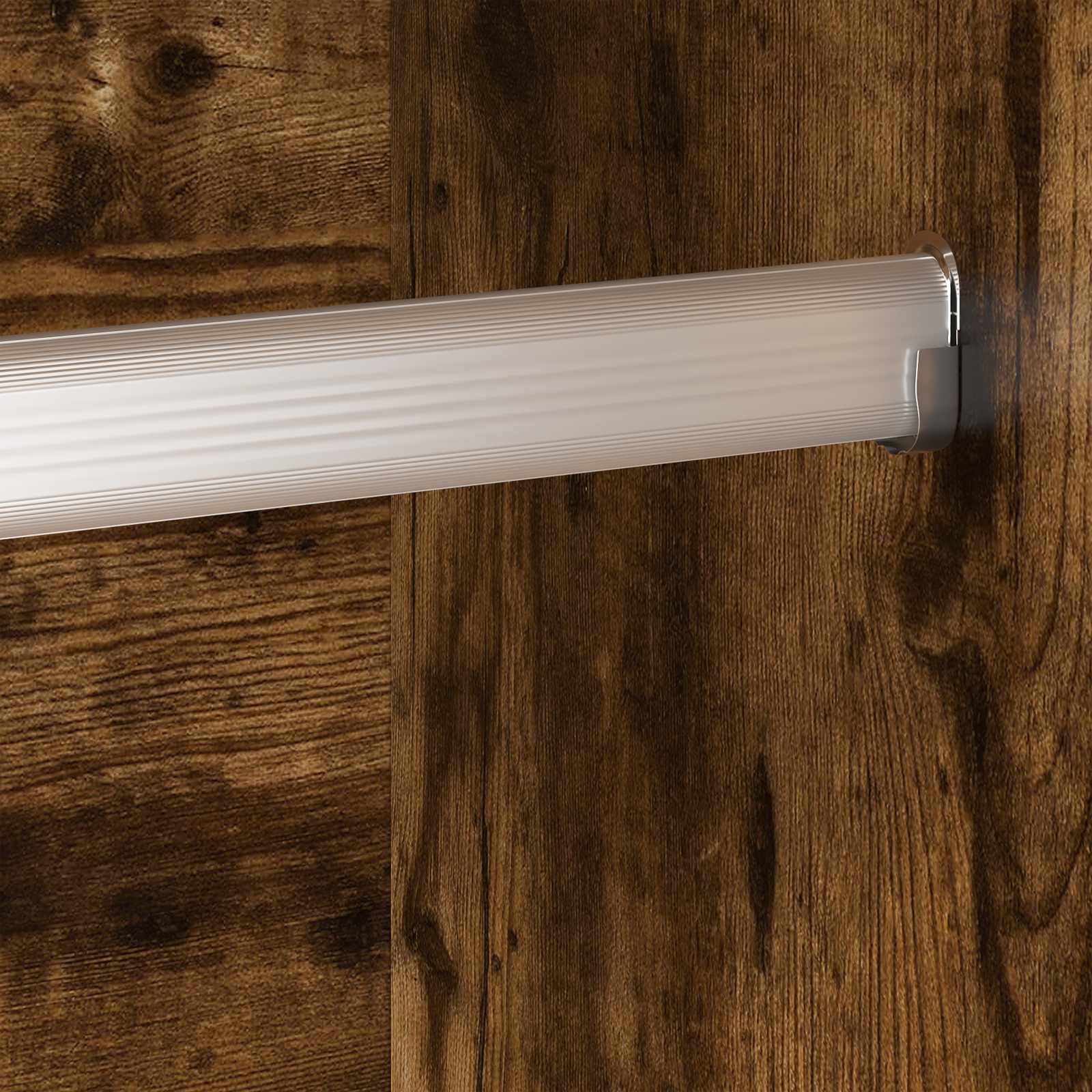 Garde-robe 2 pcs Chêne Fumé 50 x 50 x 200 cm Bois d'ingénierie - XIOS