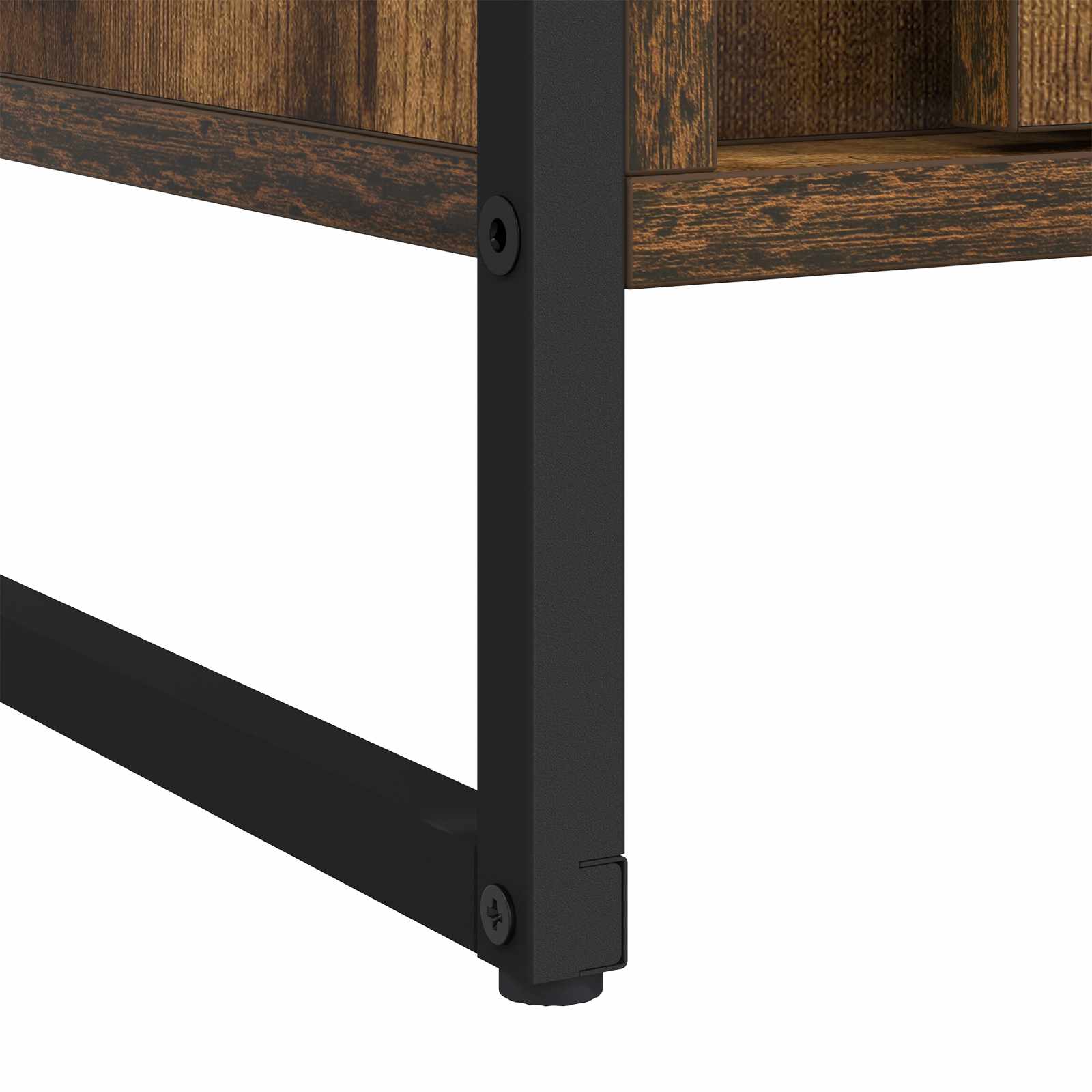 Garde-robe 2 pcs Chêne Fumé 50 x 50 x 200 cm Bois d'ingénierie - XIOS