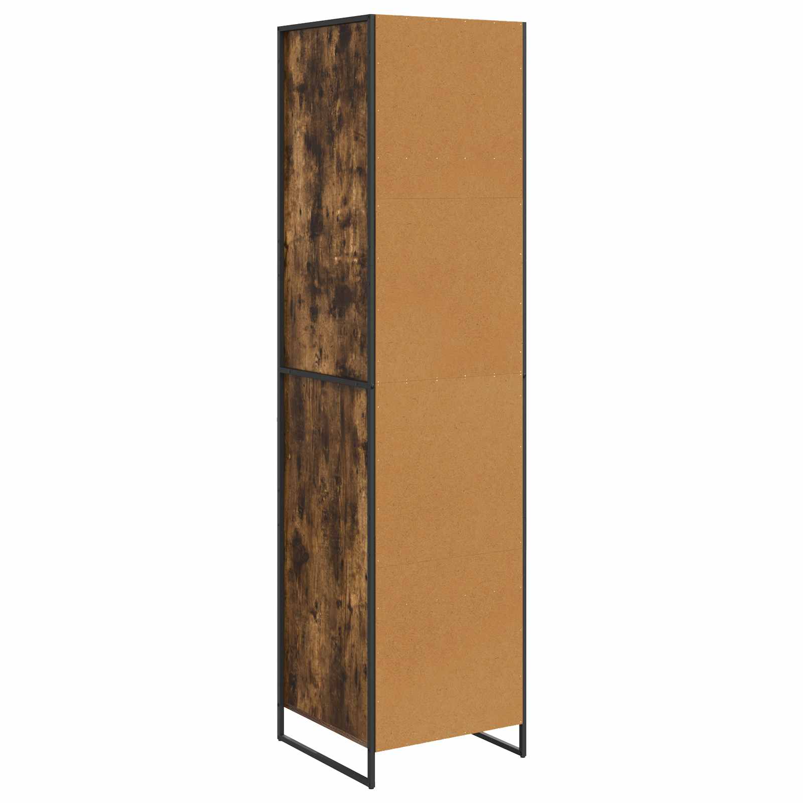 Garde-robe 2 pcs Chêne Fumé 50 x 50 x 200 cm Bois d'ingénierie - XIOS