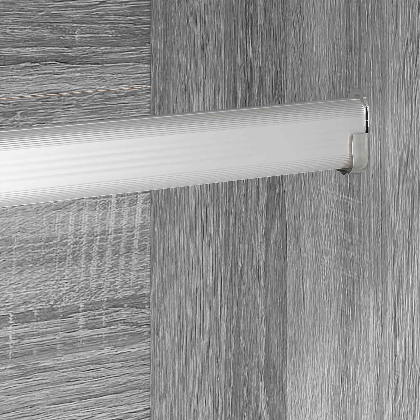 Garde-robe 2 pcs Gris Sonoma 50 x 50 x 200 cm Bois d'ingénierie - XIOS