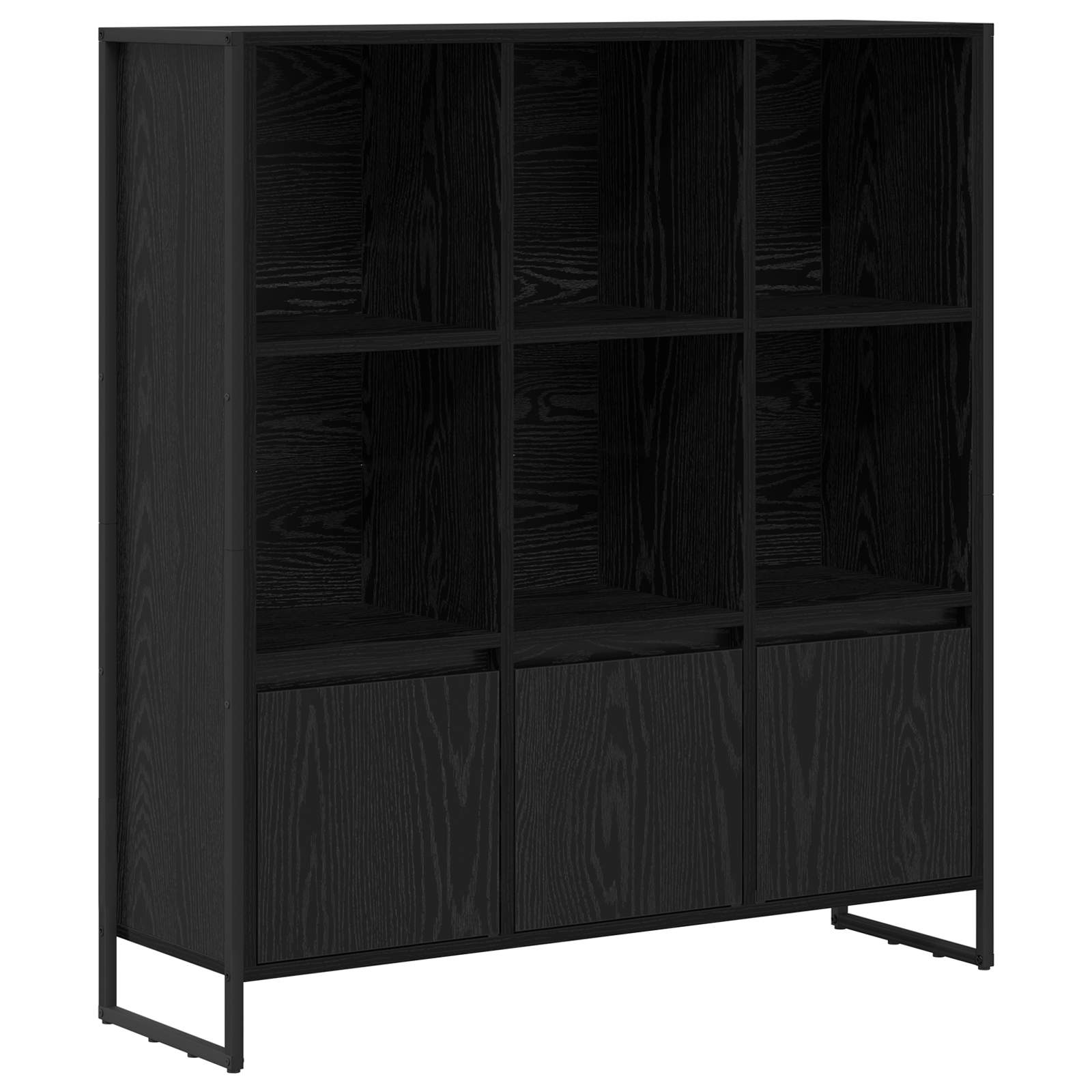 Bibliothèque 2 pcs Chêne noir 99,5 x 30 x 108,5 cm - XIOS