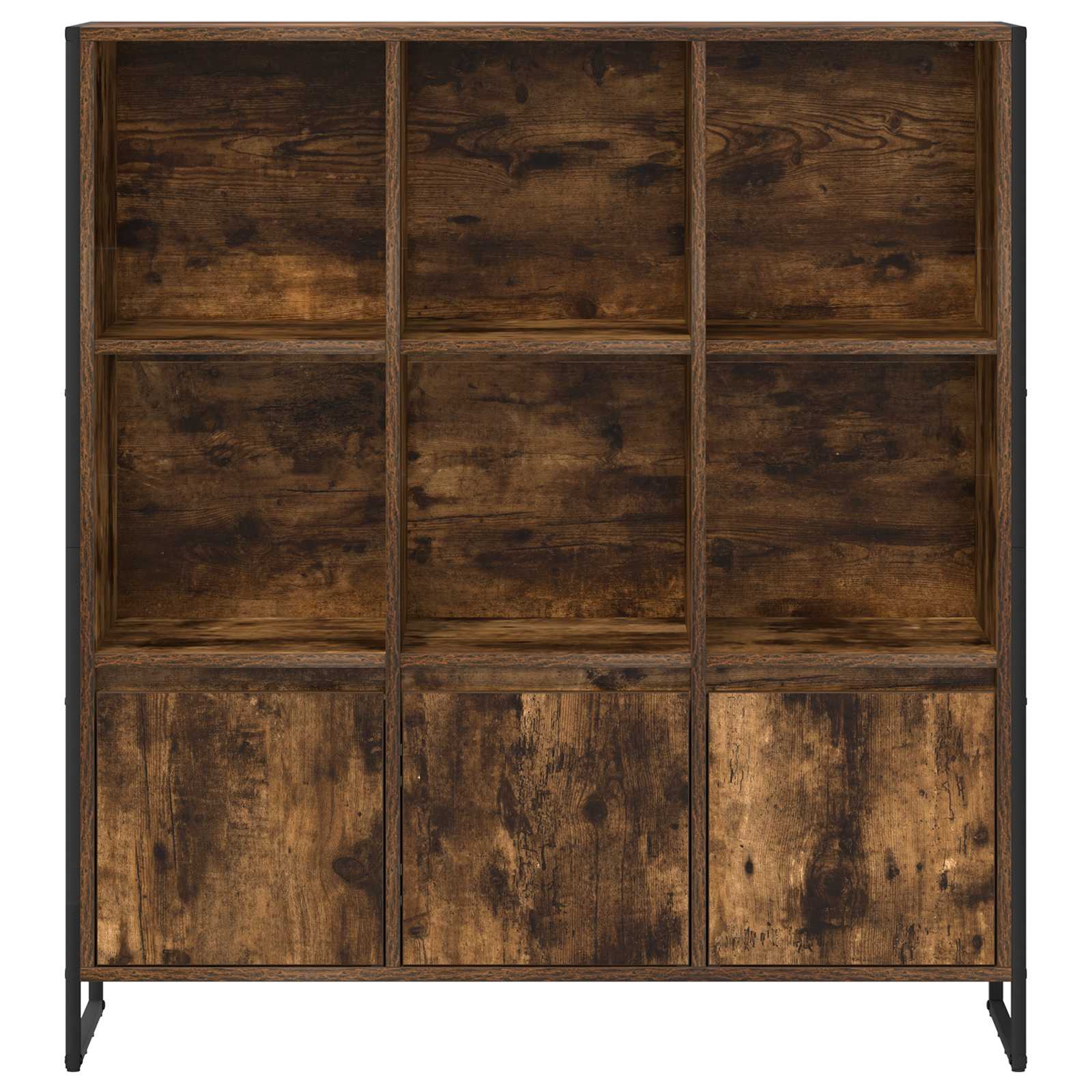 Bibliothèque 2 pcs Chêne Fumé 99,5 x 30 x 108,5 cm - XIOS