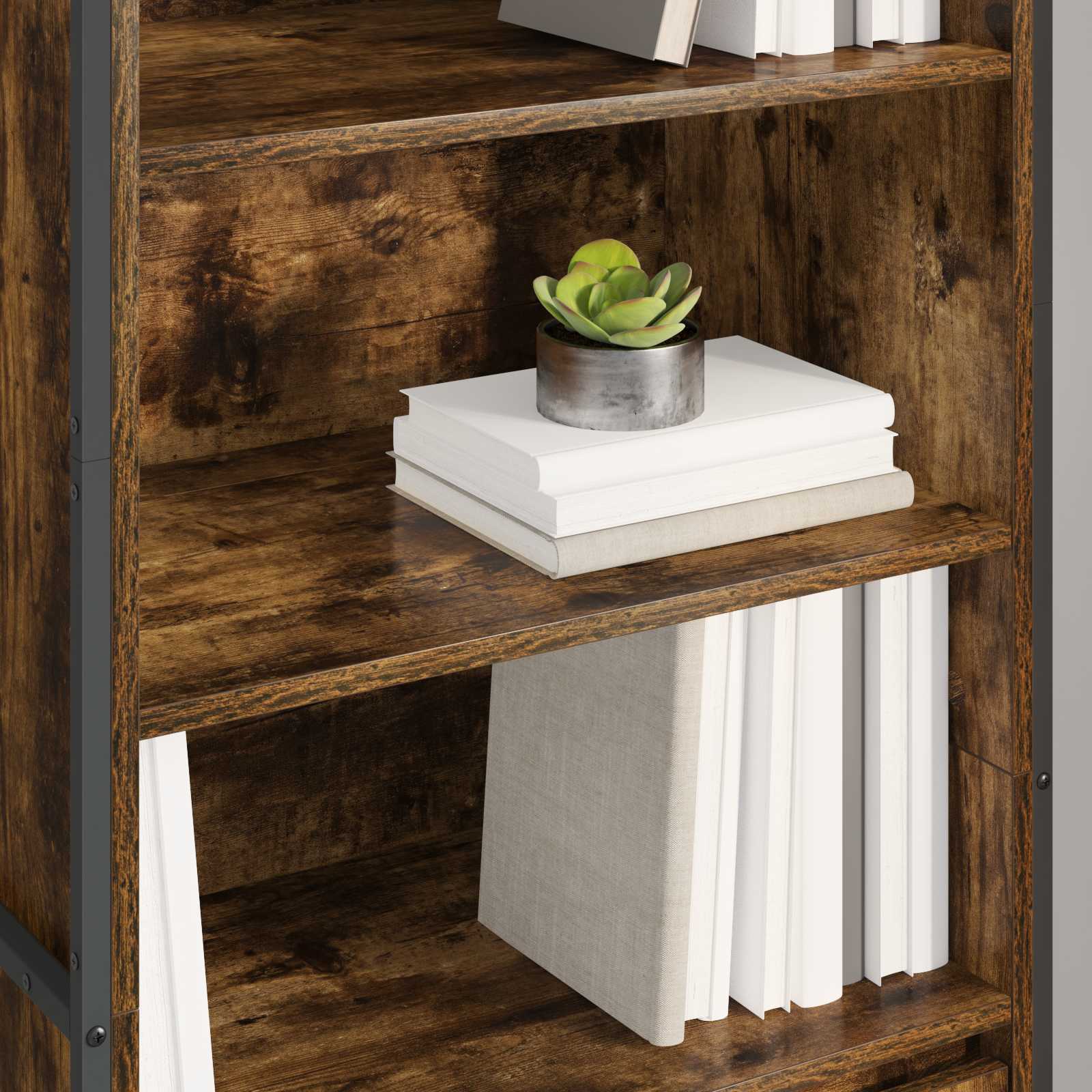 Armoires Hautes 2 pcs Chêne Fumé 60 x 36 x 300 cm - XIOS