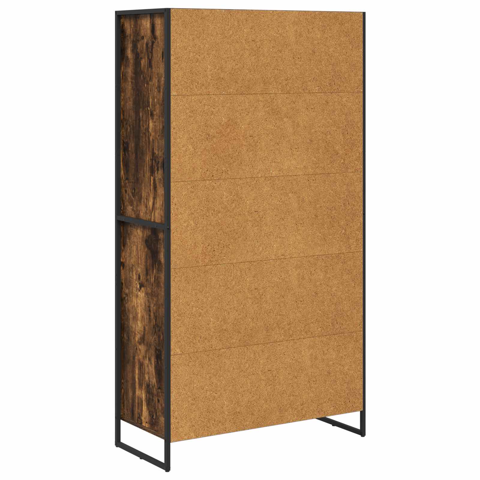 Buffet 2 pcs Chêne Fumé 81 x 36 x 150.5 cm Bois d'ingénierie - XIOS