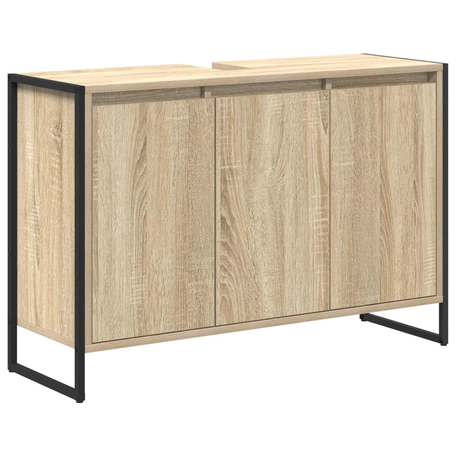Ensemble de mobilier de salle de bain 4 pc Chêne Sonoma - XIOS