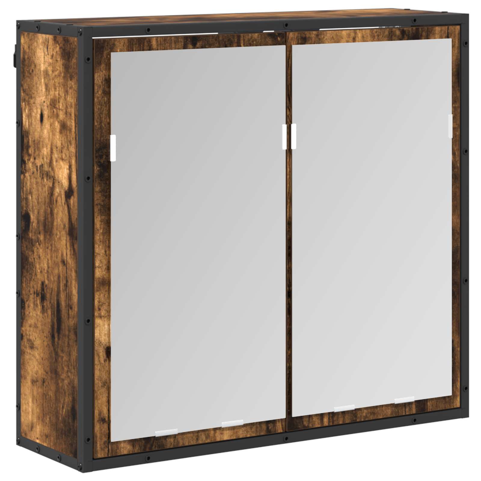 Ensemble de mobilier de salle de bain 4 pc Chêne fumé - XIOS