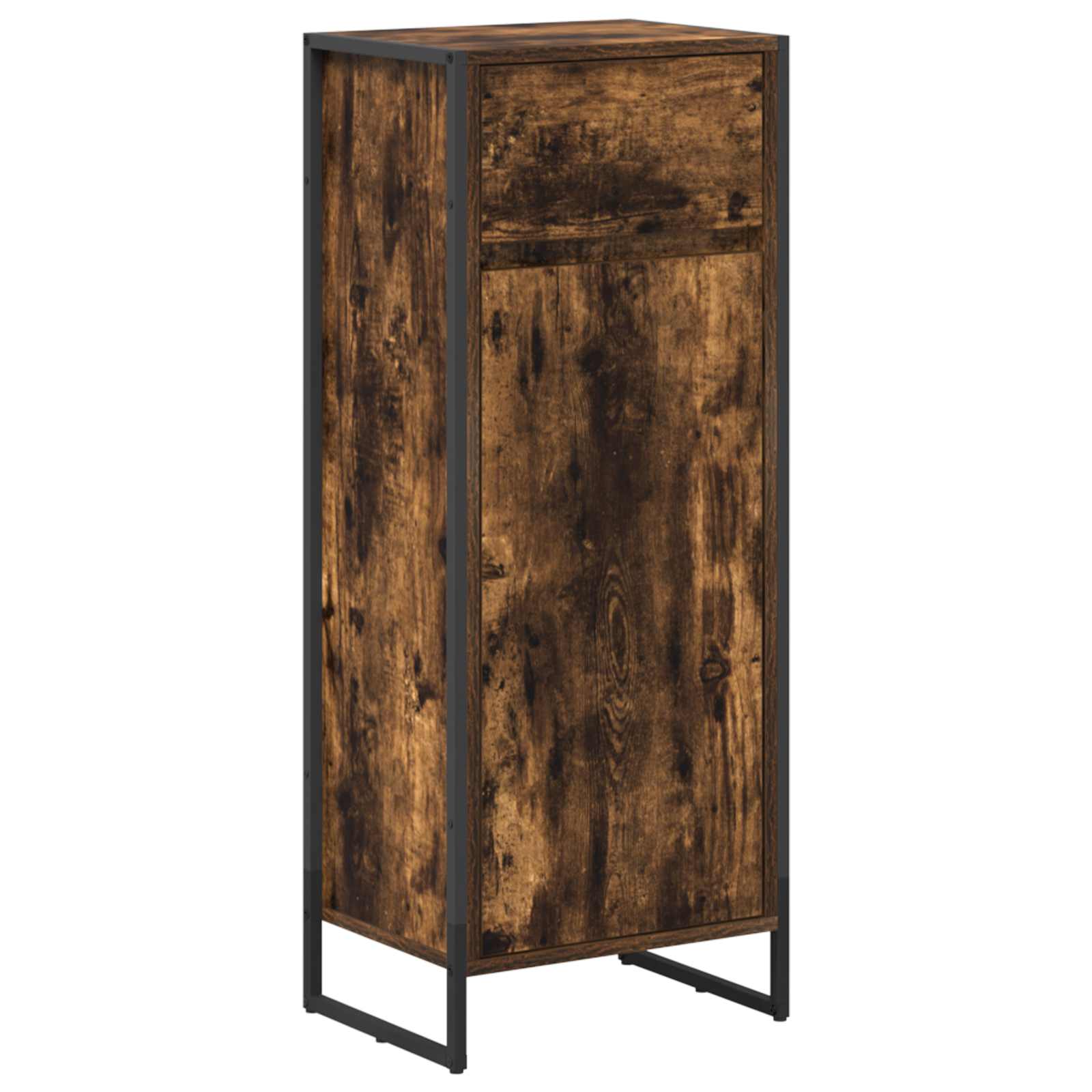 Ensemble de mobilier de salle de bain 4 pc Chêne fumé - XIOS