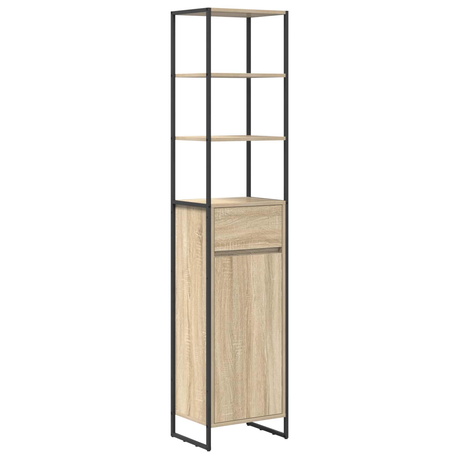 Ensemble de mobilier de salle de bain 4 pc Chêne Sonoma - XIOS