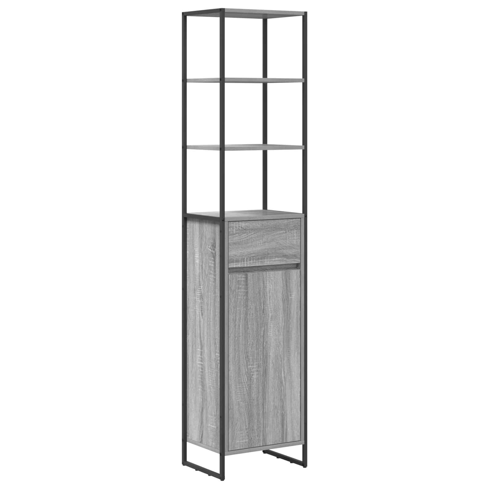 Ensemble de mobilier de salle de bain 4 pc Gris Sonoma - XIOS