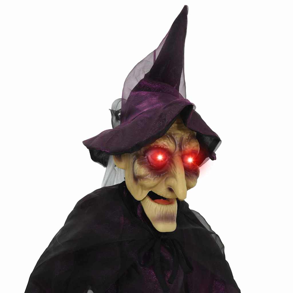 Sorcière parlante d'Halloween Violet 216 x 125 cm Polyester - XIOS
