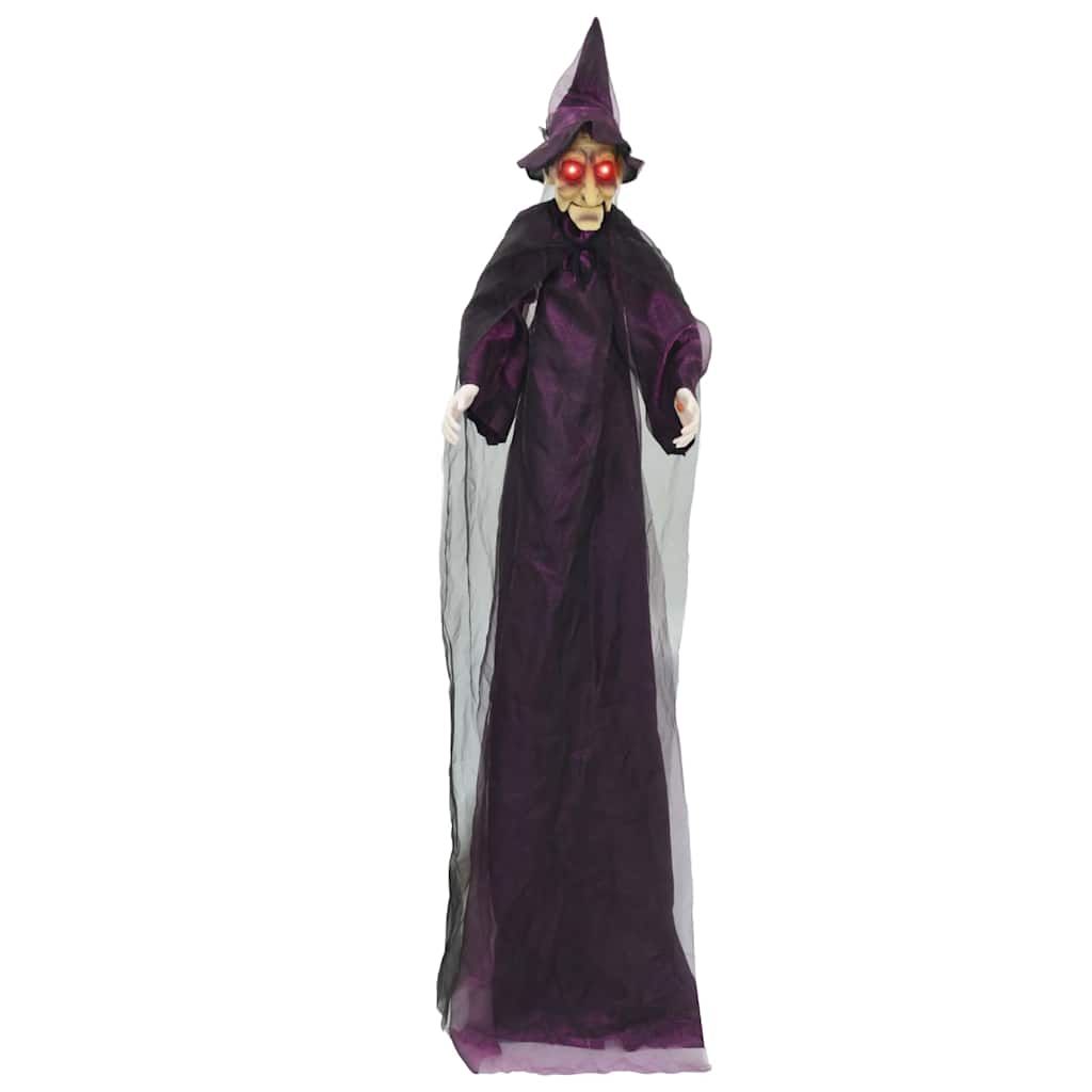 Sorcière parlante d'Halloween Violet 216 x 125 cm Polyester