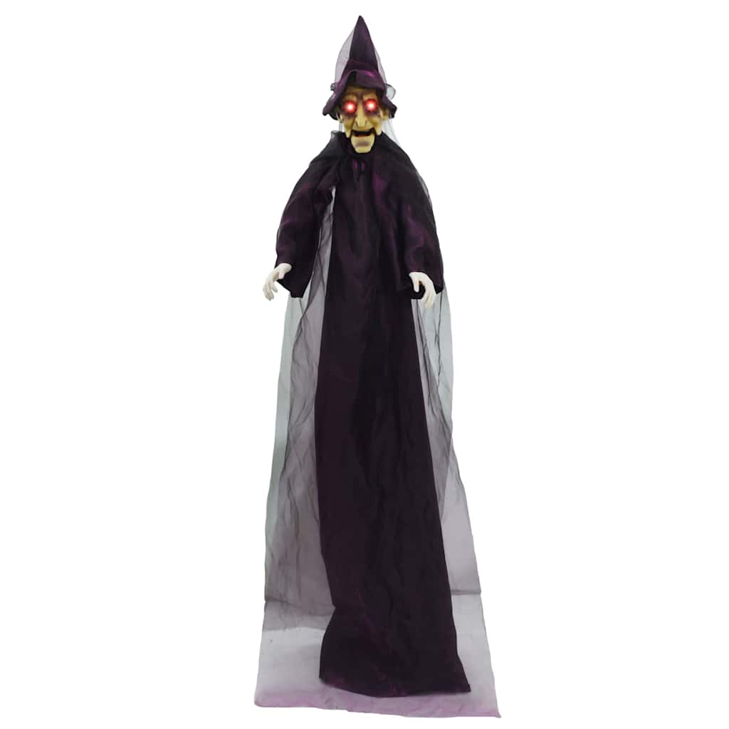 Sorcière parlante d'Halloween Violet 216 x 125 cm Polyester - XIOS