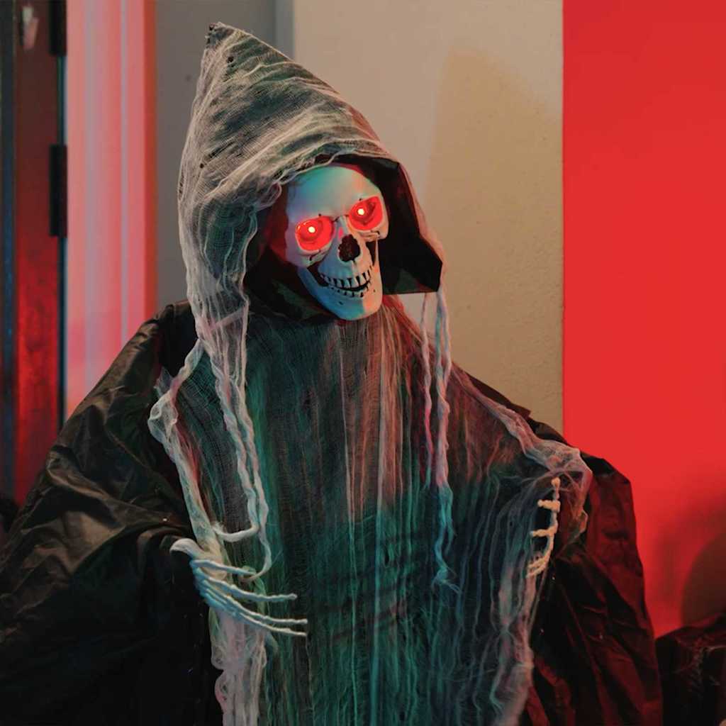 Faucheuse Halloween Grim Noir 60 x 60 x 155 cm Polyester